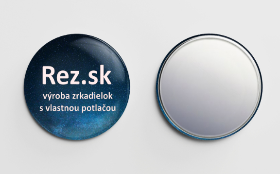 Výroba kozmetických zrkadielok s potlačou